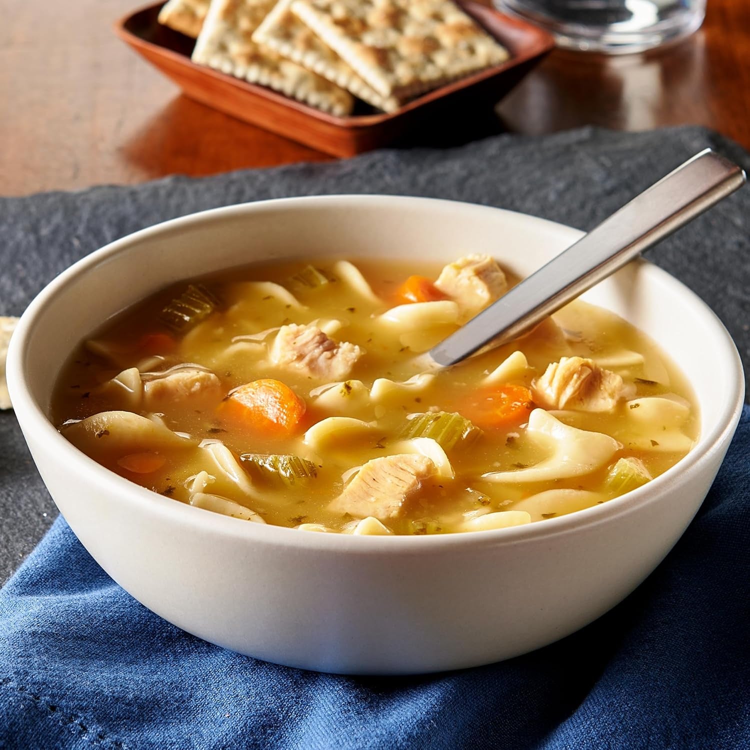 Traditional, Chicken Noodle Soup, Ready to Serve, 19 Oz., 4 Pack