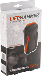 Smart Automatic – Window Breaker Seatbelt Cutter, Emergency Car Window Breaker for Car Escape Tool, Anti-Slip Grip with Car Mounted Retail Pack (Orange-Black)