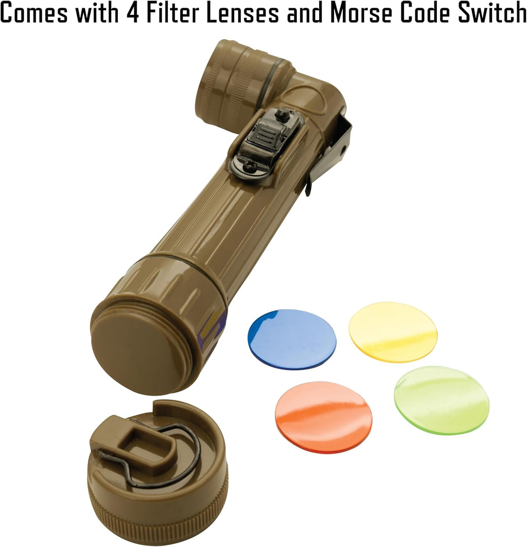 Mini Flashlight – Outdoor Camping Survival Tool with Morse Code Signal Button