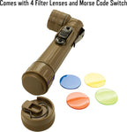 Mini Flashlight – Outdoor Camping Survival Tool with Morse Code Signal Button