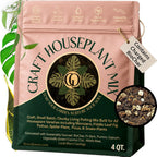 Craft Houseplant Potting Mix, Elite House Plant Soil, Chunky, Well Draining Potting Soil for Indoor Plants, Tropical Plants & Potted Plants, Sustainable & Peat Free, Less Prone to Gnats 4Qt