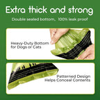 Biodegradable Dog Poop Bags 150 Count 10 Rolls with Dispenser, Thicken and Leak Proof Poop Bag Holders for Leashes(Scented)