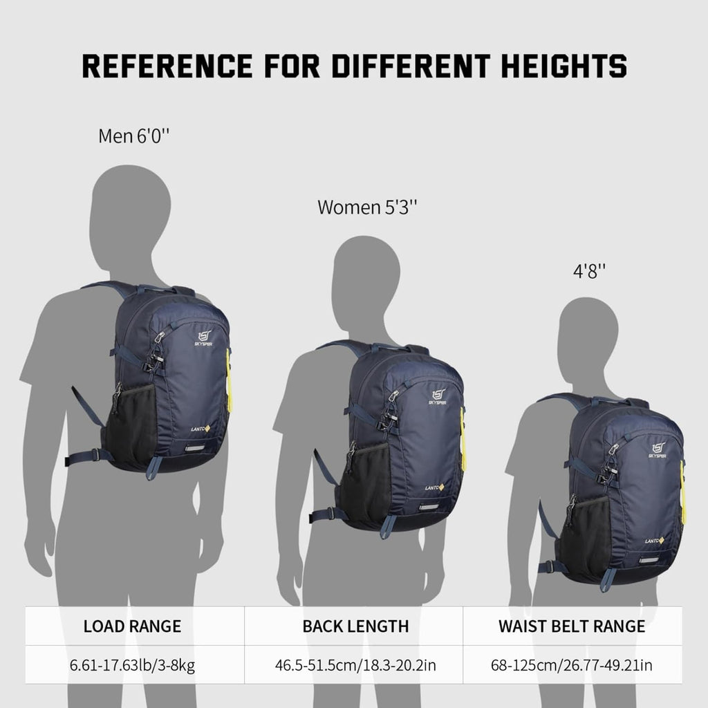 Small Hiking Backpack, 20L Lightweight Travel Backpacks Hiking Daypack for Women Men