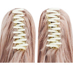 Long Pink Pigtail Wig Women Wavy Ponytail Wigs Long Wavy Cosplay Wig | Hair Cap+2 Bears Clip-On Detachable Pigtail Cosplay Wig Pink Curly Ponytail Hair Anime Costume for Halloween Party Cosplay