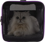 Soft Pet Carrier for Large and Medium Cats, 2 Kitties, Small Dogs. Easy to Get Cat In, Great for Cats That Don'T like Carriers (Black)