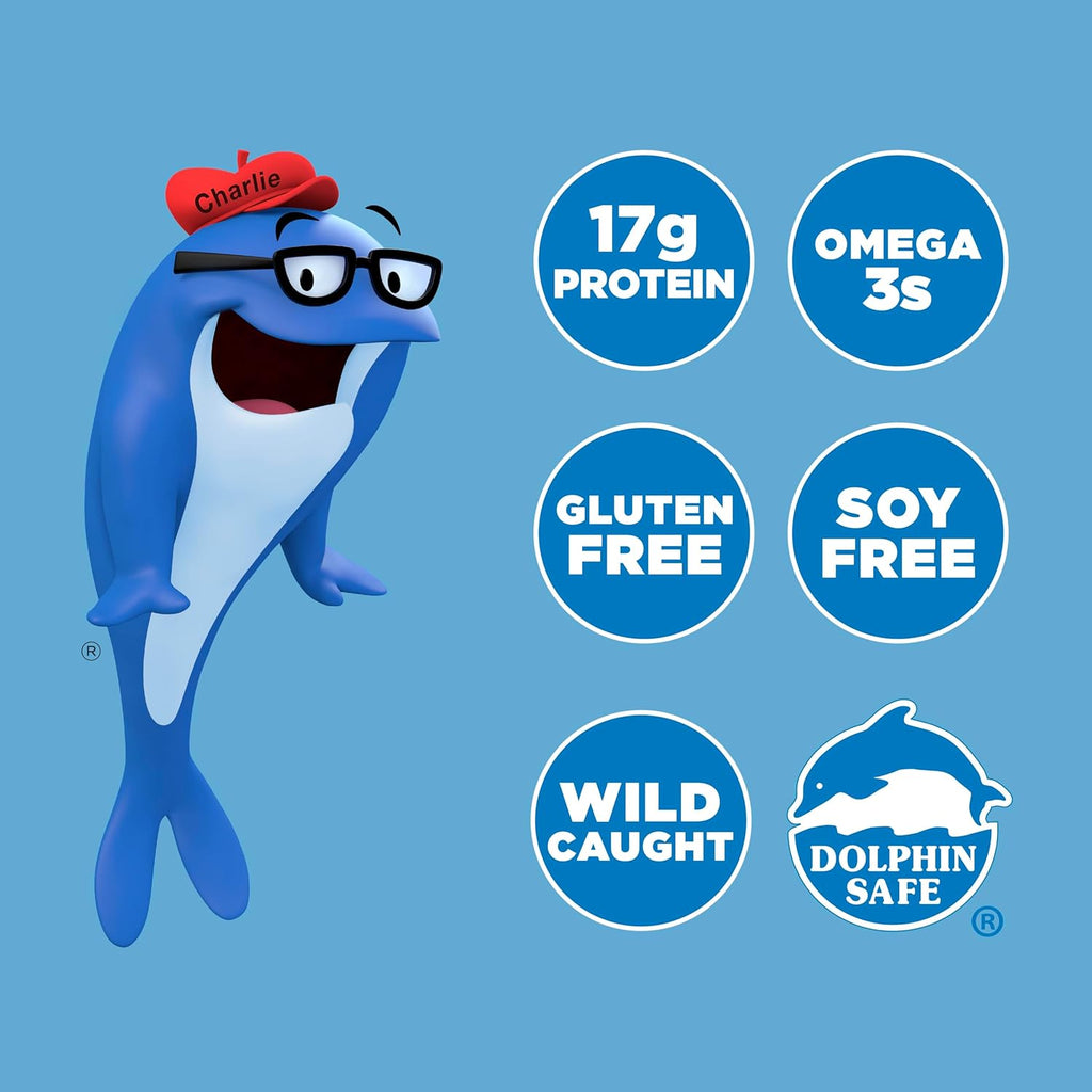 Chunk Light Tuna in Water, 2.6 Oz Pouch (12 Pack) Ready to Eat Wild Caught Tuna, 17G Protein, 70 Calories per Serving, Gluten Free, Soy Free, Kosher, Perfect for Salads, Keto Meals and Snacks
