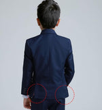 Boys Colorful Formal Suits 5 Piece Slim Fit Dresswear Suit Set