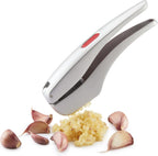 Susi 3 Garlic Press - Garlic and Ginger Mincer - Built-In Cleaner - Garlic Crusher, Mincer and Peeler - Dishwasher Safe - Cast Aluminum