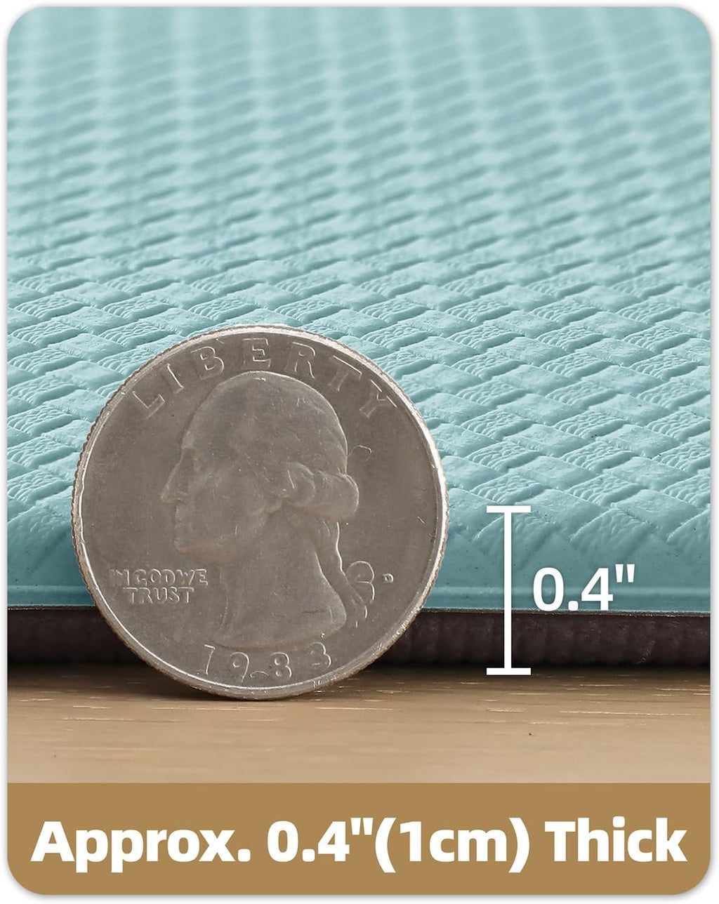 anti Fatigue Cushion Padded Kitchen Mat for Floor - 17X29+17X59,Easy Clean, Waterproof & Oil Proof, anti Slip, Foam Rubber Runner Rug for Front Sink Comfort Standing, Teal Set of 2