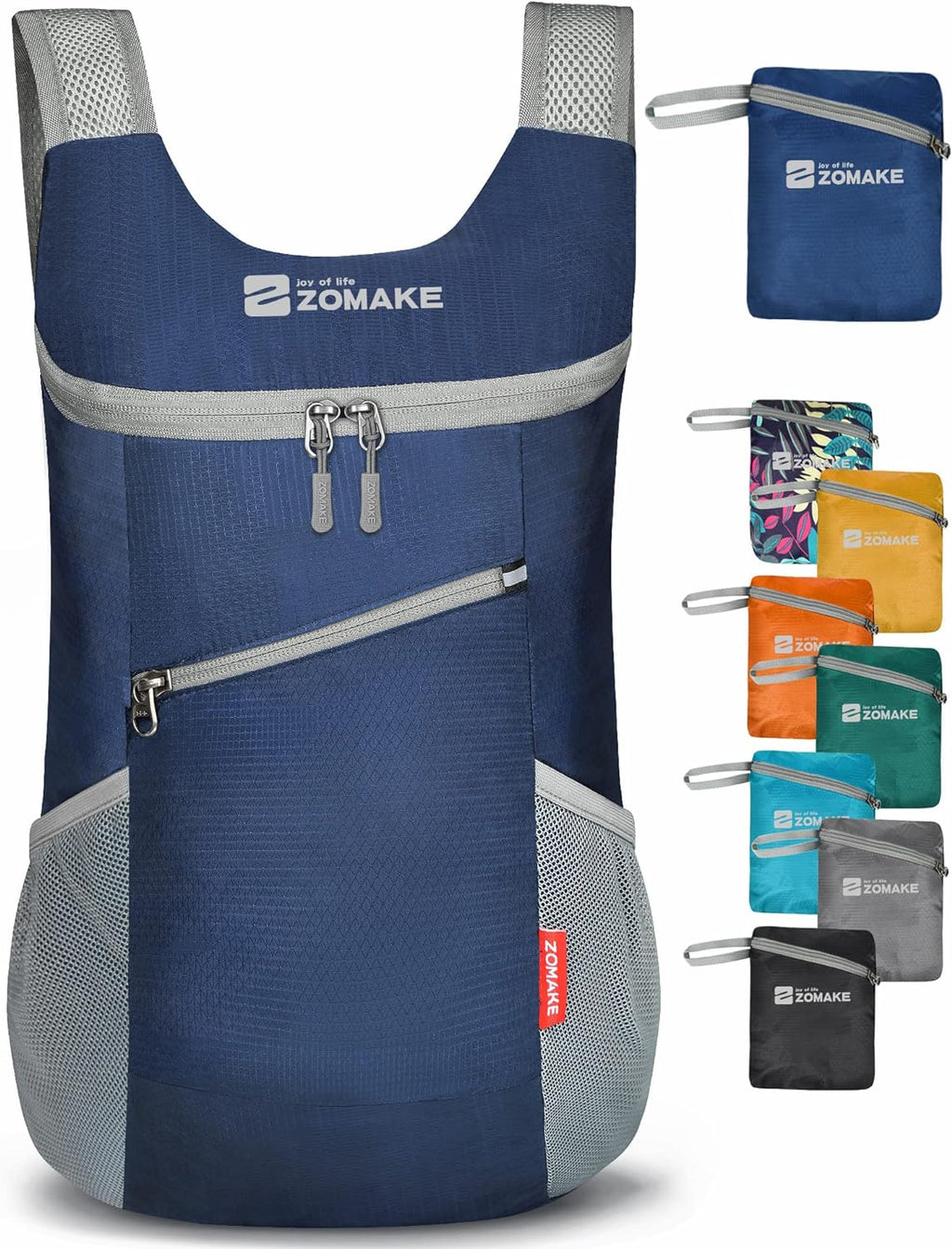 Lightweight Packable Backpack 14L(Royal Blue) | Small Foldable Backpacks Hiking Water Resistant Collapsible Daypack for Women Men