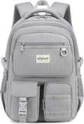 Large Heavy Duty Backpack for School College Bookbag Casual Multi Pocket Travel Backpacks