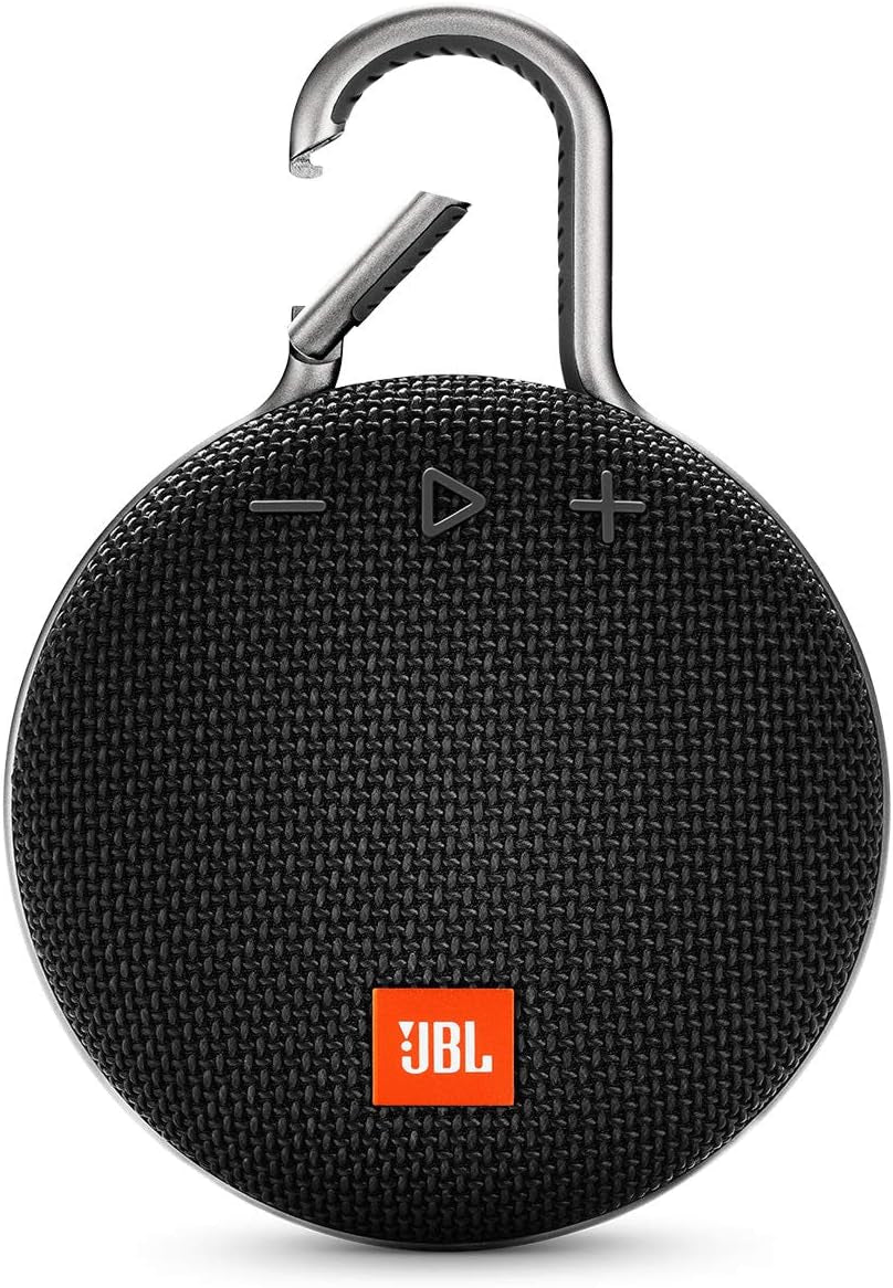 Clip 3, Black - Waterproof, Durable & Portable Bluetooth Speaker - up to 10 Hours of Play - Includes Noise-Cancelling Speakerphone & Wireless Streaming