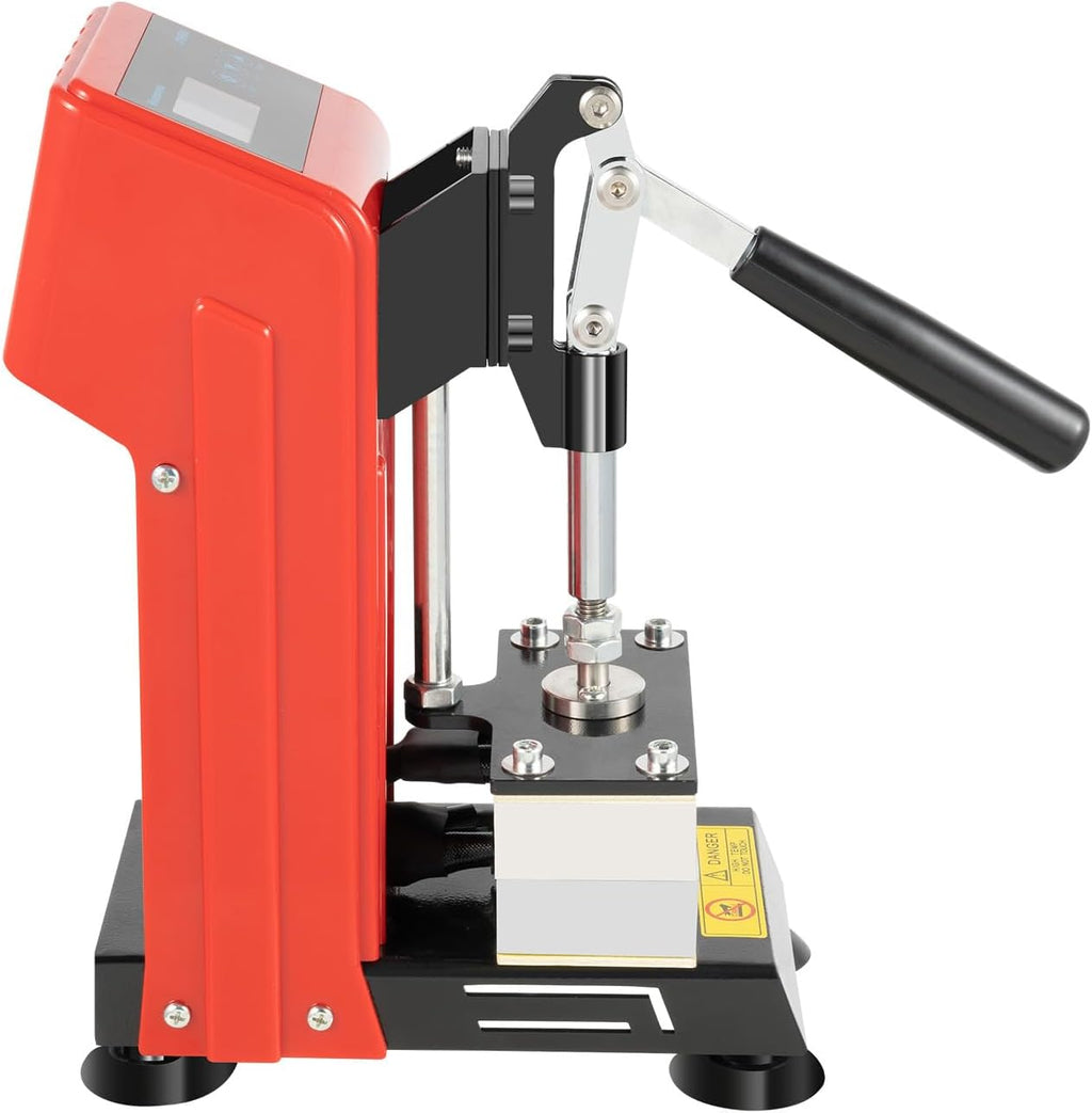 Heat Press Machine 900W Mini Manual Heat Presser Heavy Duty Hot Press Stamping