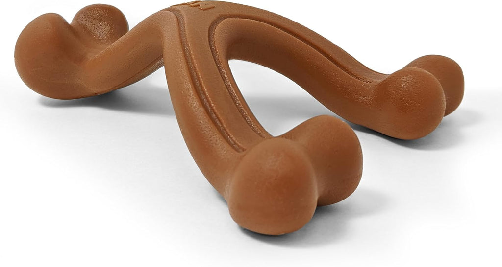 Power Chew Easy-Hold Wishbone Dog Chew Toy, Small | Bison Flavor, Durable Dog Toys for Aggressive Chewers, Discourages Destructive Chewing, for Small Breeds up to 25 Lbs