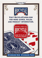 Rider Back Playing Cards 12 Pack Poker Size Standard Index | Air Cushion Finish for Smooth Shuffling, Made in USA, 6 Red and 6 Blue Decks, Ideal for Poker and Blackjack