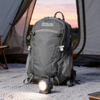 Small Hiking Backpack with Rain-Cover, 20L Travel Backpacks for Women Men, Camping Daypack Backpacks Lightweight, Durable Hiking Backpack Fit for Camping, Daily Commuting, Short Trips (Grey)