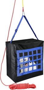 Fire Emergency Escape Bag for Pets up to 100 Pounds - Rope 50Ft Incl. - Safety Equipment Carrier - Rapid Rescue Bag for Pets Animals (Large 28"X21"X14") - Life-Saving Tool for Dogs, Cats - Rescue Sack