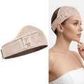 Wide Wig Grip Band for Lace Front Wigs, Velvet Wig Grip Band with Adjustable Hook & Loop Fastener, Nude, 1 Pieces