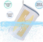 Shoes Wash Bags, Laundry Shoe Mesh Bag with Zipper for Washing and Drying Machine, Reusable and Durable Reinforced Shoe Cleaning Bag, Shoe Cleaning Laundry Bag for Gym Shoes, Sneaker, Slipper-White
