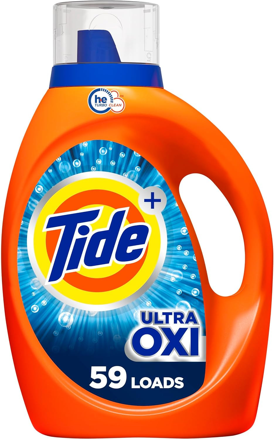 Ultra Oxi Laundry Detergent Liquid Soap, High Efficiency (HE), 59 Loads, Blue, 84 Fl Oz (Pack of 1)