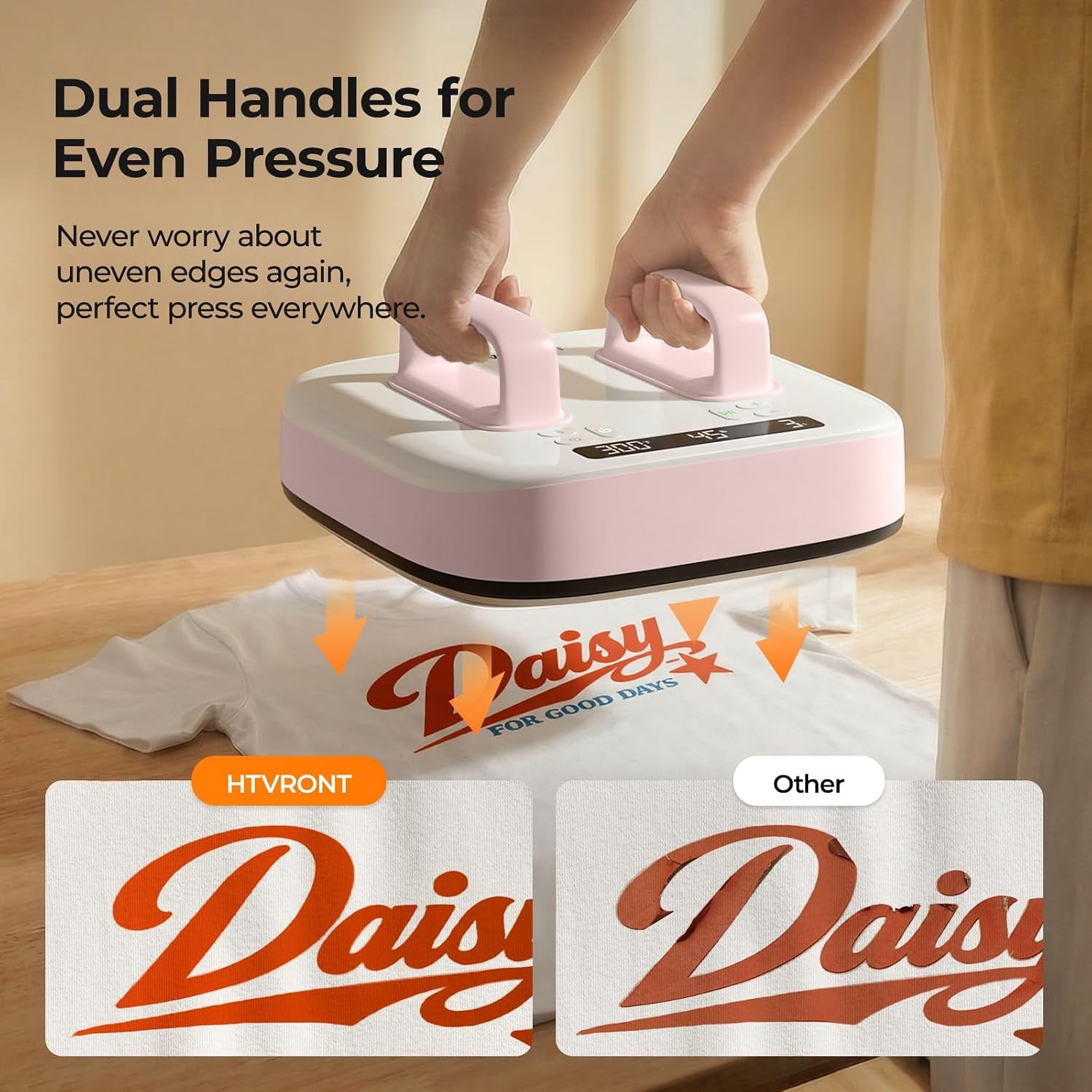 Heat Press Machine for T Shirts with Pressure Display, 10X10 | Portable Heat Press with Heats up Fast & Evenly H10 V2 Heat Press Machines for HTV, Sublimation, Heat Transfer Projects