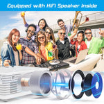 Mini Video Projector, 1080P Supported, Portable Outdoor Movie Projector, 176" Display Compatible with TV Stick, HDMI, USB, VGA, AV for Home Entertainment