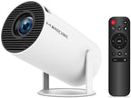 Mini Portable Projector - 4K & 1080P Support, Wifi6 & Bluetooth 5.4, Auto Horizontal Correction, 180 Rotatable, Outdoor Movie Compatible with Phone