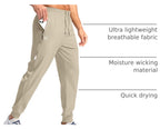 Men'S Joggers with Zipper Pockets Lightweight Athletic Workout Pants Quick Dry Sweatpants for Men Running Hiking