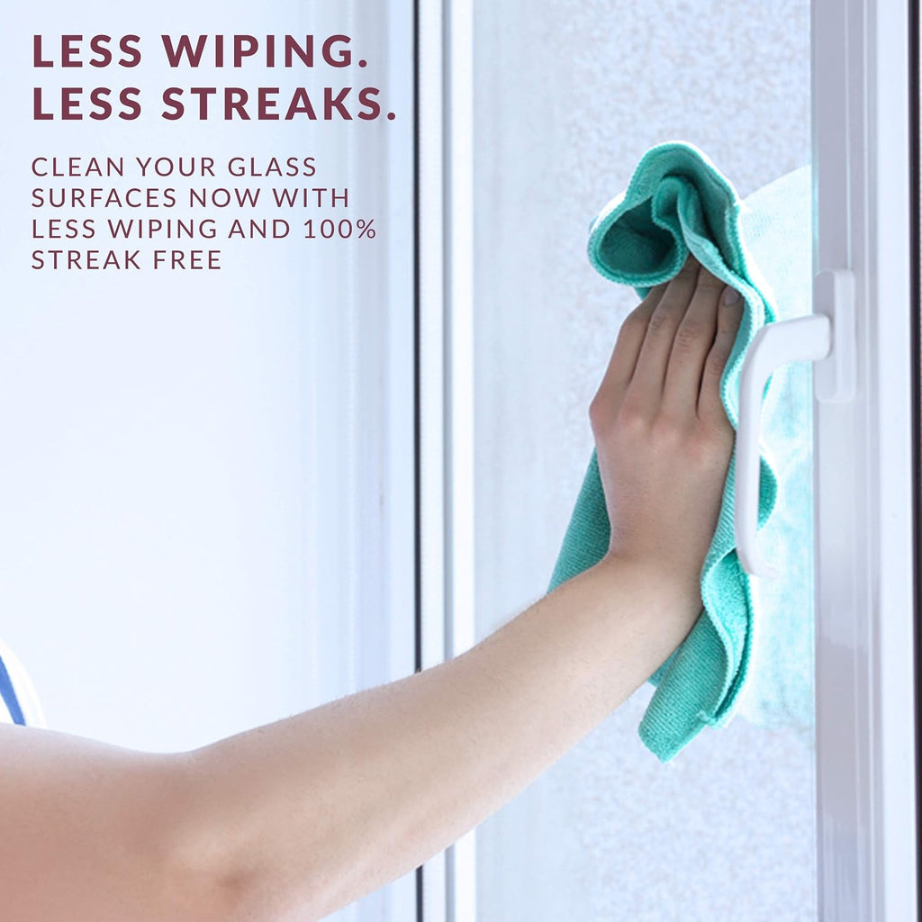 Perfect Glass Cleaner Spray, Streak-Free, Ammonia-Free Window, Mirror, Screen, Tinted Glass, and Shower Door Cleaner, Indoor and Outdoor Glass Surfaces, 32 Fl Oz, Pack of 6