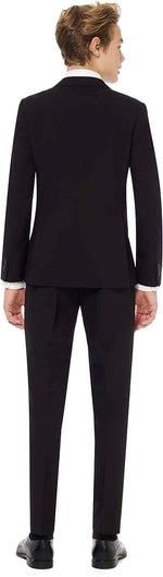 Teen Boys Solid Color Party Suit - Prom and Wedding Party Outfit - Including Blazer, Pants and Tie