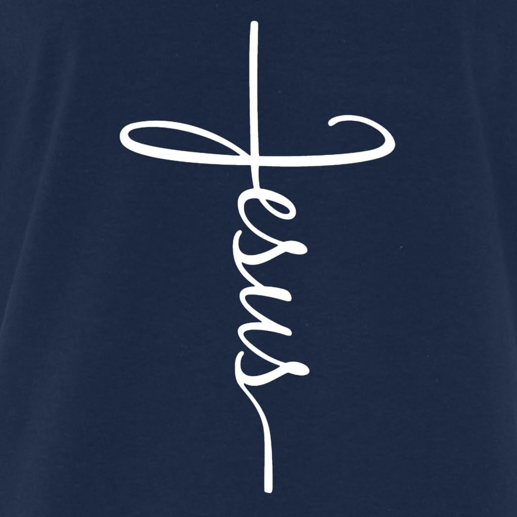 Jesus Cross T-Shirt - Christian Religious Graphic Tee for Men Women | Christian Faith Shirt, Jesus Cross T-Shirt, Religious Graphic Tee, Inspirational Christian Gift, Men Women Apparel