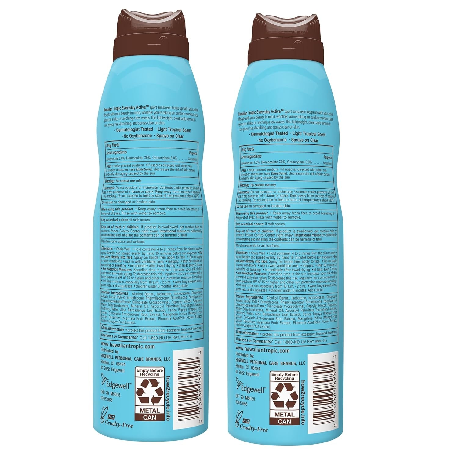 Everyday Active SPF 30 Sunscreen Spray, 6 Oz (2 Pack)