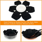 Larger & Thicker Pan Protectors, Set of 12 and 3 Different Sizes, Felt Pot Pan Separators, Pan Dividers Pads for Stacking and Protecting Your Cookware