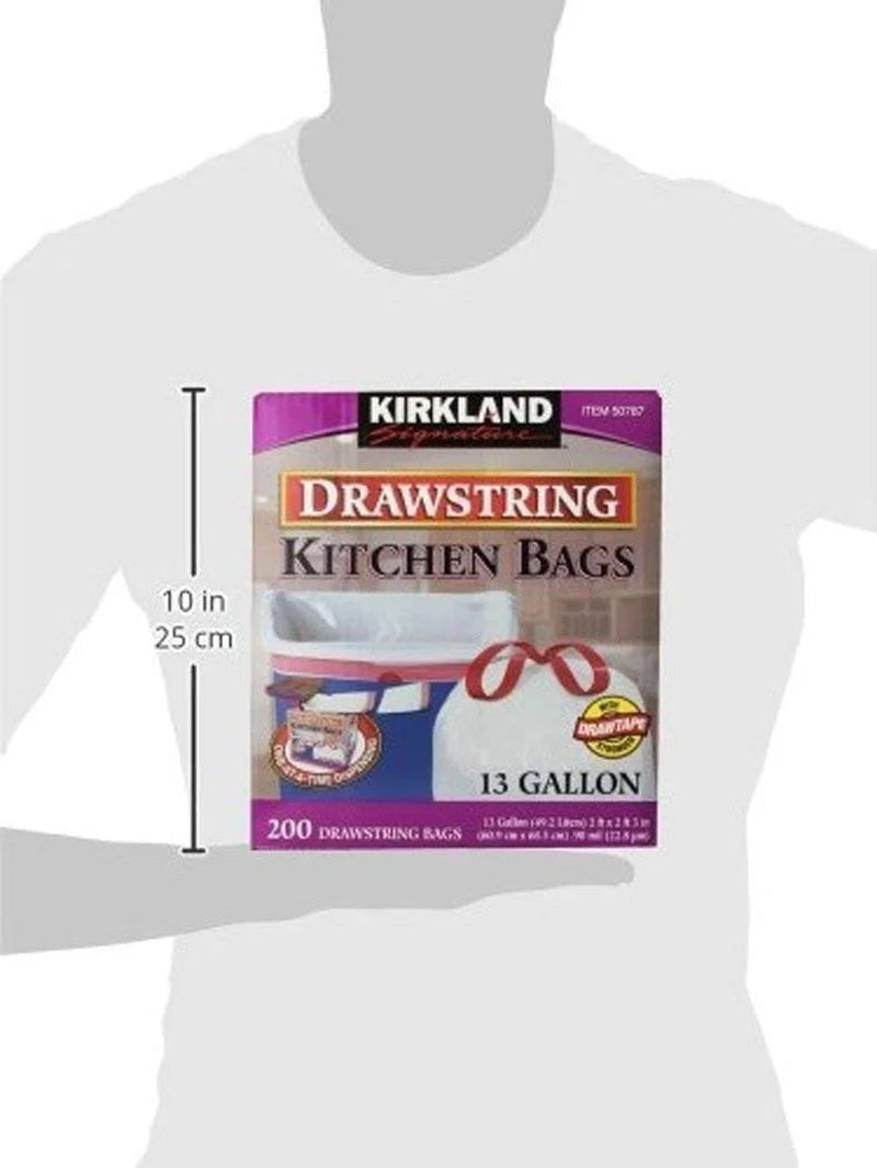 Flex-Tech 13-Gallon Kitchen Trash Bag, 200-Count