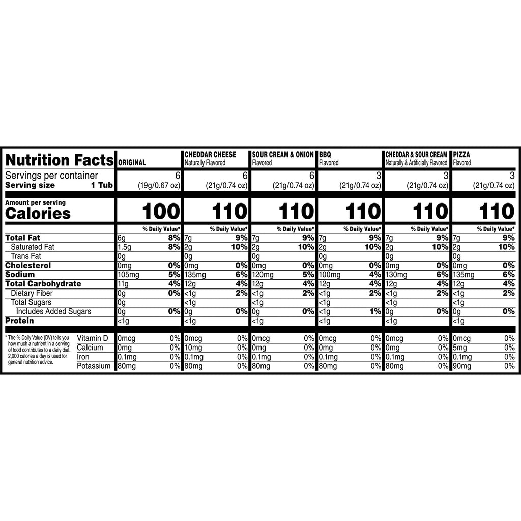 Potato Crisps Chips, Snack Stacks, Lunch Snacks, Office and Kids Snacks, Variety Pack (27 Cups)