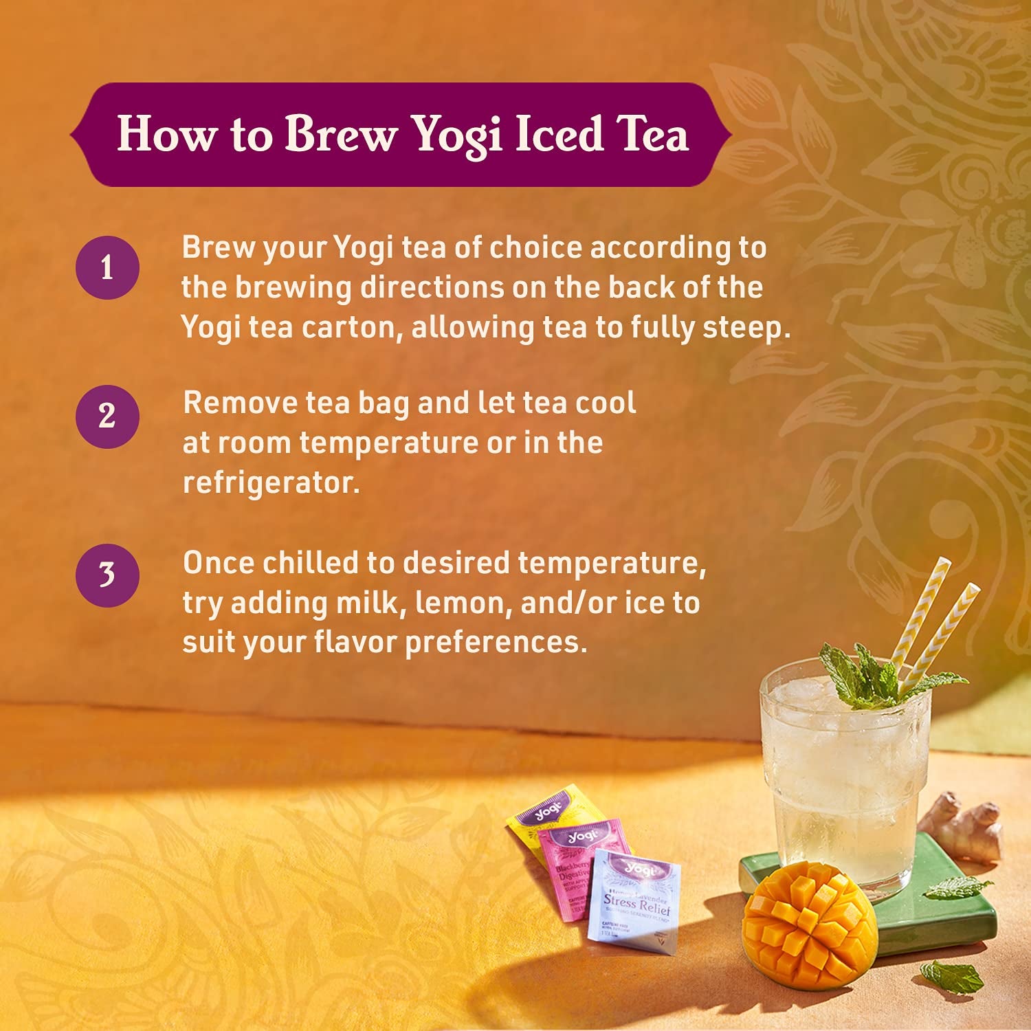 Tea Ginger Tea - 16 Tea Bags per Pack (4 Packs) - Organic Ginger Tea Bags - Digestive Support Tea - Includes Ginger Root, Lemongrass, Licorice Root, Peppermint Leaf & Black Pepper