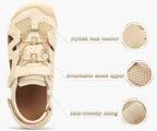 Womens Orthopedic Walking Sandals Comfortable Plantar Fasciitis Arch Support Sport Recovery Thick Cushion Closed Toe Hiking Sandal Adjustable Strap Casual Travel Beach Outdoor Sandles