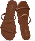 Summer Sandals for Women with Memory Foam Insole (Transition) | Memory Foam Insole; Beach Flip Flops; Non-Slip Sole; Lightweight Double Straps; Summer Sandals for Women; Everyday Comfort