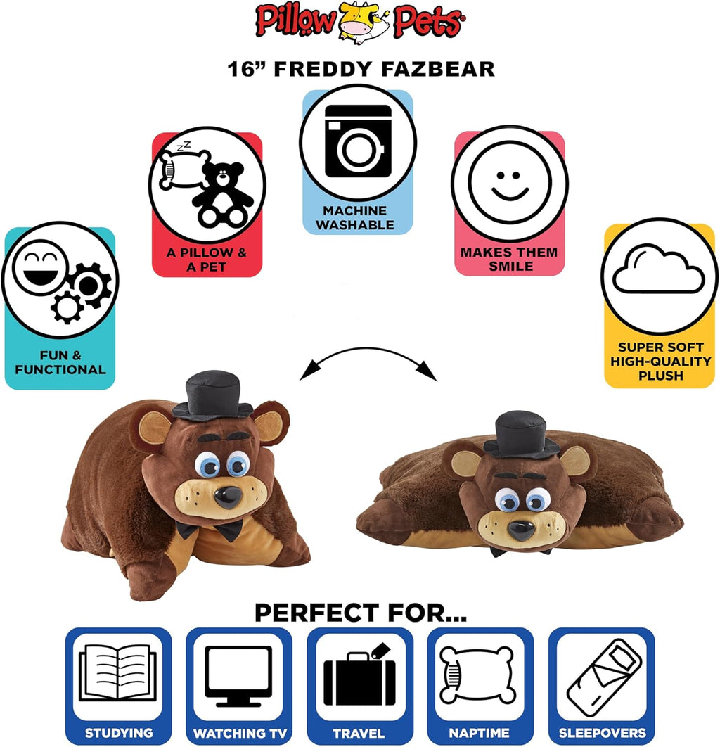 16 Inch Five Nights at Freddy'S - Freddy Fazbear Stuffed Animal, Plush Toy Gift for Kids