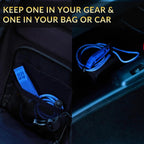 Blue Whistle (2-Pack) 120Db Loud Safety & Emergency Whistle with Lanyard and Breakaway Clasp for Hiking, Kayak, Boat, Personal Safety, Travel, Emergency Kits