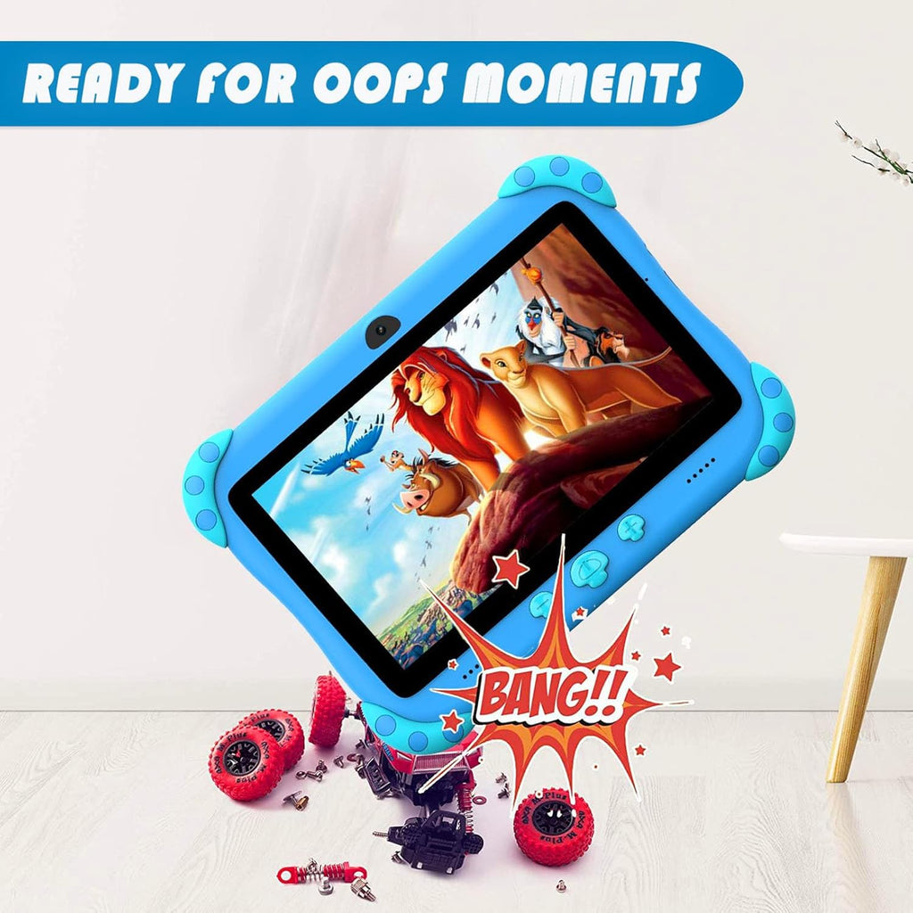 Kids Tablet 7 Inch Tablet for Kids Toddler Tablet Wifi Kids Tablets 32G Android Dual Camera Parental Control Children'S Tablet Kids App Pre-Installed Netflix Youtube (Green)