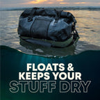 Waterproof Duffel Bag - Heavy Duty Motorcycle Dry Bag with Large Storage Space Perfect for Traveling, Camping, Kayaking, Fishing & Canoeing Bag 50L/70L/90L/120L Sizes
