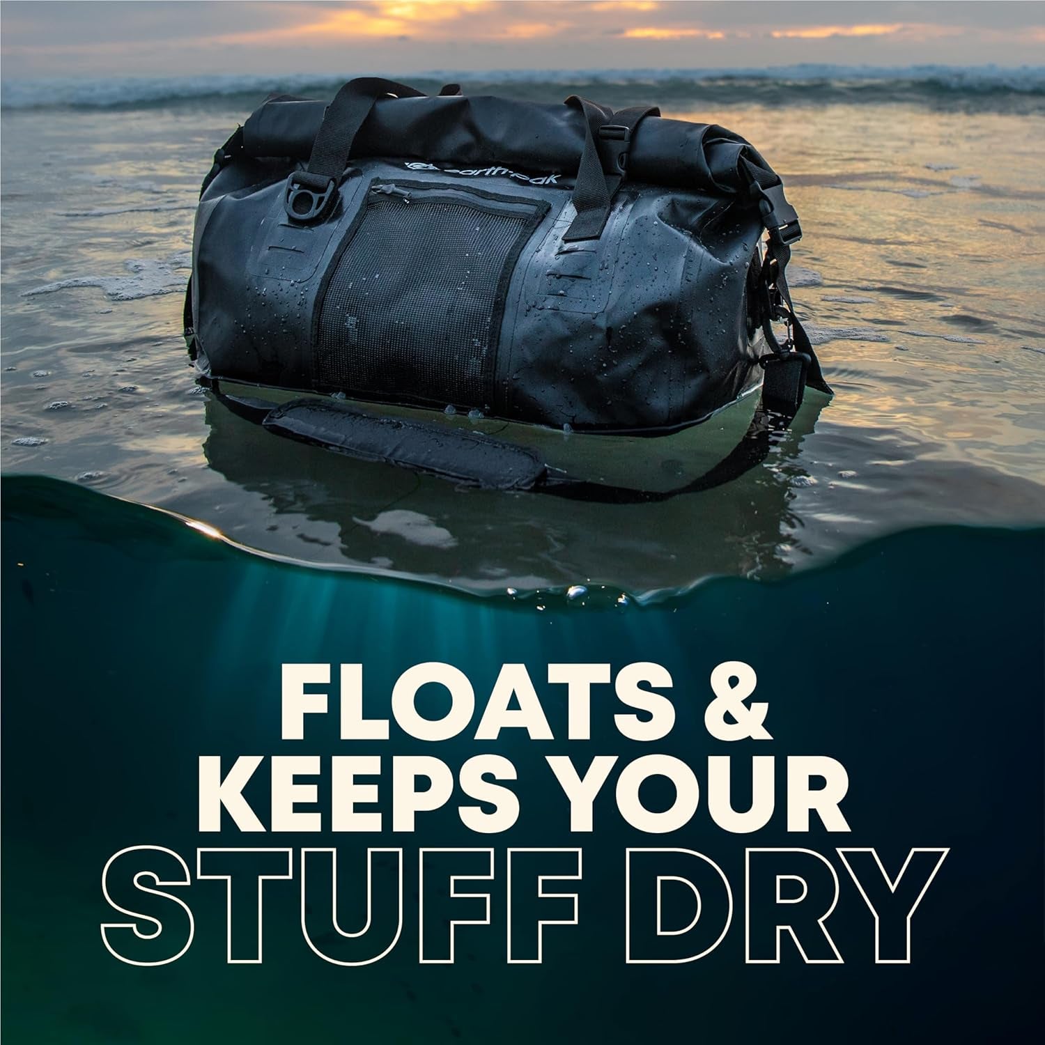 Waterproof Duffel Bag - Heavy Duty Motorcycle Dry Bag with Large Storage Space Perfect for Traveling, Camping, Kayaking, Fishing & Canoeing Bag 50L/70L/90L/120L Sizes