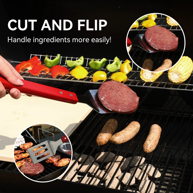 Clabaugh Stainless Steel Non-Stick Grilling Tool Set