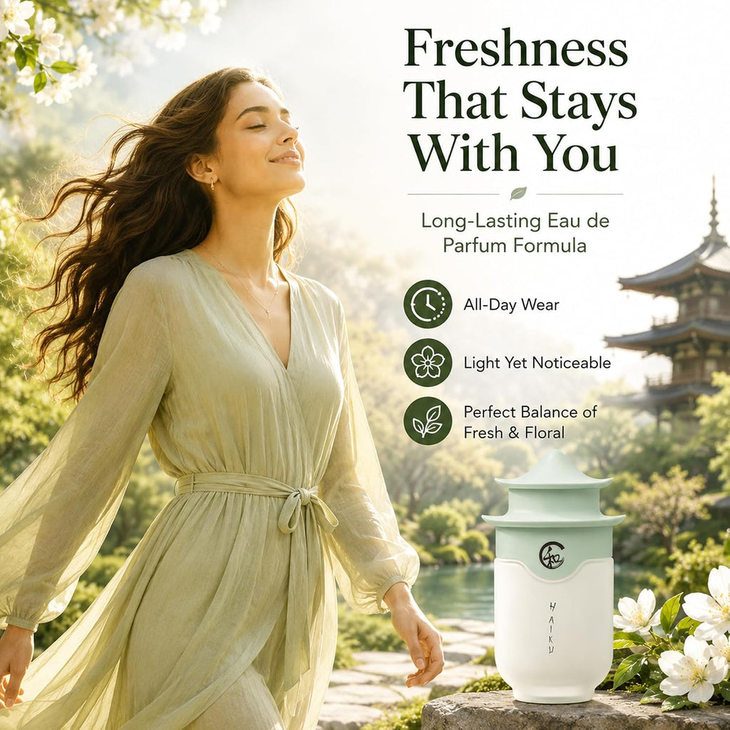 Haiku Eau De Parfum for Women – Nature Inspired Women’S Fragrances – Fresh Green Floral Long Lasting Perfumes for Women with Japanese Yuzu – 1.7 Fl Oz Womens Signature Perfume for Daily Zen Wear