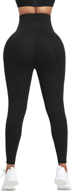 Sauna Sweat Pants Shorts Slimming Compression Workout Thermo Waist Trainer for Women Leggings Body Shaper Weight Loss