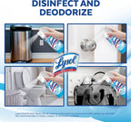 Disinfectant Spray, Sanitizing and Antibacterial Spray, for Disinfecting and Deodorizing, Crisp Linen, 19 Fl. Oz (Pack of 2)