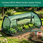 2PCS Raised Garden Bed Cover, Pop up Plant Protector Crop Cage | 45"X22"X16" Protects Vegetables and Plants from Animals & Pests, Pop-Up Design for Easy Garden Protection