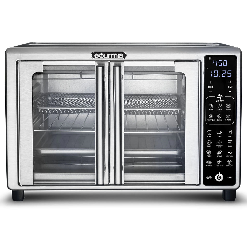 New  1700W 6-Slice Digital Toaster Oven Air Fryer with 19 One-Touch Presets, Stainless Steel