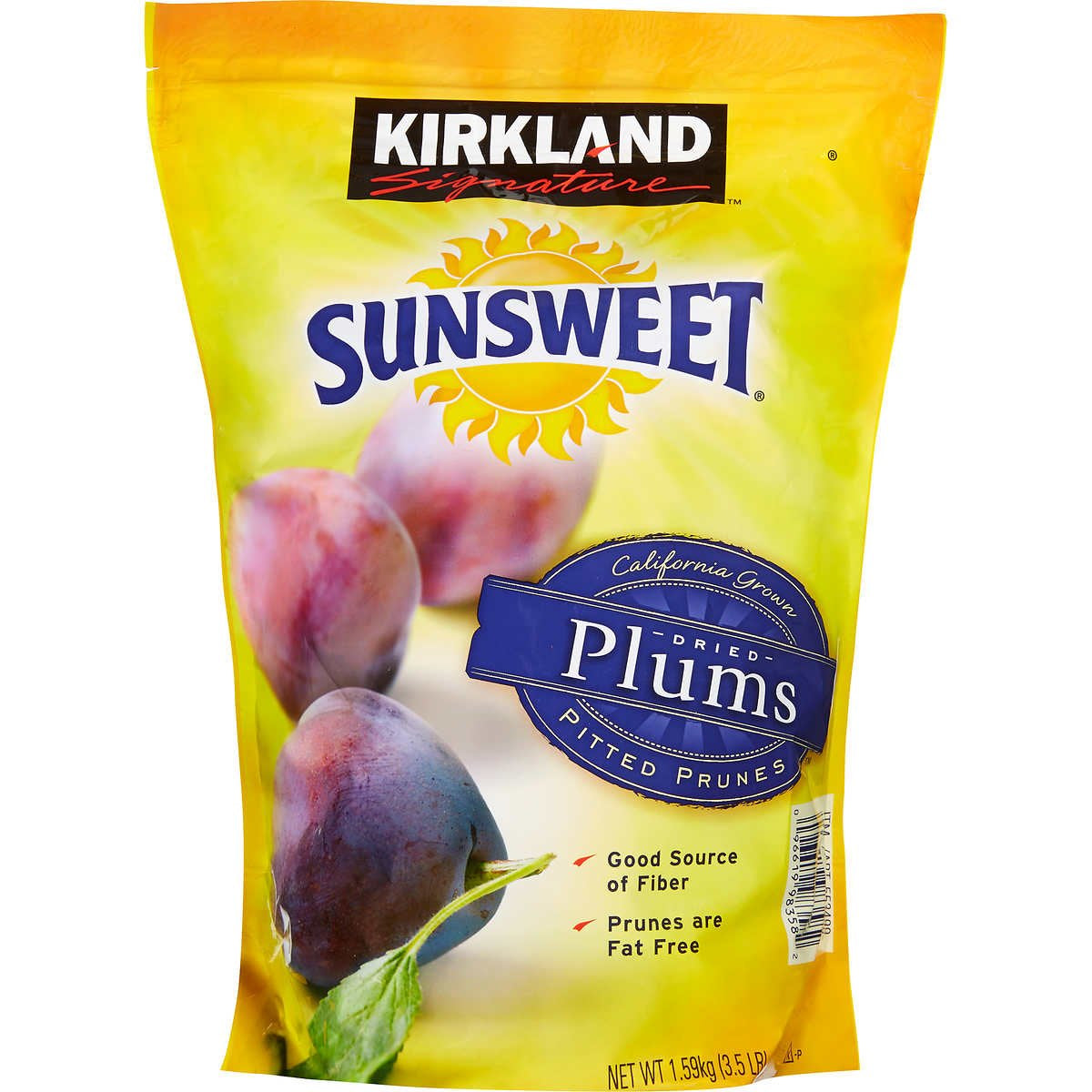 Kirkland s Dried Plums Pitted Prunes, 2 Pack